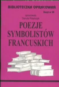 Okładka książki Biblioteczka opracowań nr 059 Poezje franc.