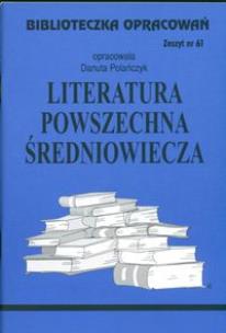 Okładka książki Biblioteczka opracowań nr 061 Literatura Średniow