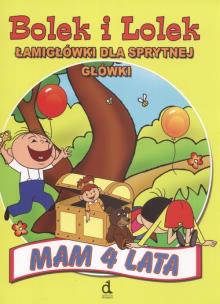 Okładka książki Bolek i Lolek - łamigłówki dla sprytnej 4l.