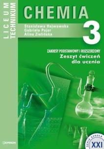 Okładka książki Chemia 3 Zeszyt ćwiczeń