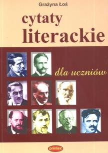 Okładka książki Cytaty literackie dla uczniów