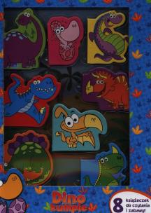 Okładka książki Dino kumple. 8 książeczek do czytania i zabawy!