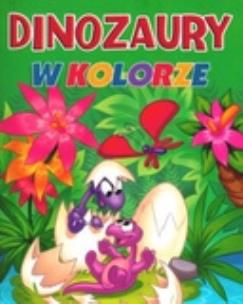 Okładka książki Dinozaury w kolorze Zeszyt 1