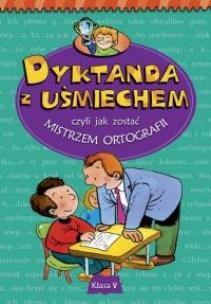 Okładka książki Dyktanda z uśmiechem kl.5