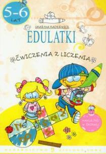 Okładka książki Edulatki. Ćwiczenia z liczenia 5-6