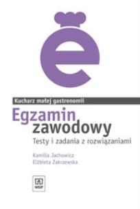 Okładka książki Egzamin zawodowy - Kucharz małej gastronomii WSiP