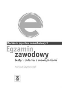 Okładka książki Egzamin zawodowy - Mechanik WSiP