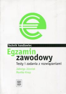 Okładka książki Egzamin zawodowy - Technik Handlowiec WSiP