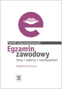 Okładka książki Egzamin zawodowy - Technik usł. kosmetycznych WSiP