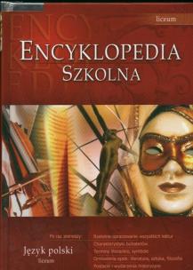 Okładka książki Encyklopedia szkolna - język polski LO GREG