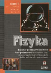 Okładka książki Fizyka LO podr. podst i rozsz. cz.1 Salach ZAMKOR