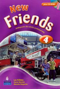 Okładka książki Friends NEW 4 SB +CD LONGMAN