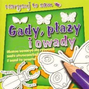 Okładka książki Gady, płazy i owady