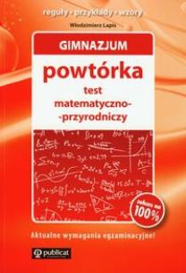 Okładka książki Gimnazjum Powtórka Test matematyczno-przyrodniczy