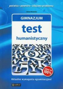 Okładka książki Gimnazjum. Test humanistyczny