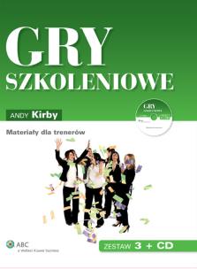 Okładka książki Gry szkoleniowe Materiały dla trenerów zestaw 3 + CD