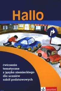 Okładka książki Hallo Ćwiczenia tematyczne z języka niemieckiego dla uczniów szkół podstawowych