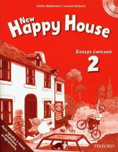 Okładka książki Happy House NEW 2 WB CD Gratis OXFORD