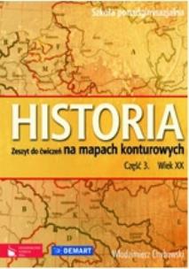 Okładka książki Historia LO ćw. na mapach konturowych 3 DEMART/PWN
