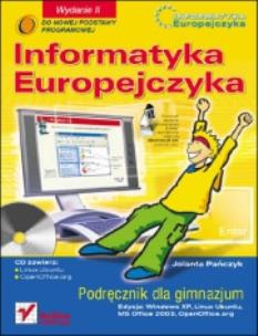 Okładka książki Informatyka Europejczyka GIM Podr Win XP w.2009