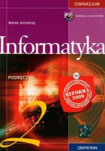 Okładka książki Informatyka GIM 2 podr w.2010 OPERON