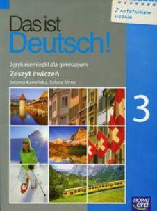 Okładka książki J. Niemiecki Gim 3 Das ist Deutsch ćw NE