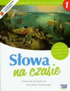 Okładka książki J. Polski GIM 1 Słowa na czasie Literacki NE