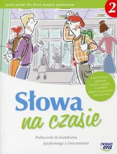 Okładka książki J. Polski GIM 2 Słowa na czasie Językowy NE