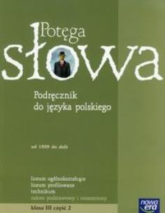 Okładka książki J. Polski LO 3 Potęga słowa Podr. cz.2 NE