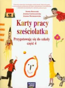 Okładka książki Karty pracy sześciolatka Przygotowuję się do szkoły część 4