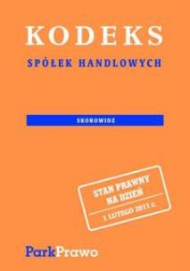 Okładka książki Kodeks spółek handlowych