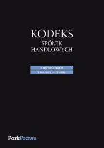 Okładka książki Kodeks spółek handlowych z notatnikiem i orzecznictwem