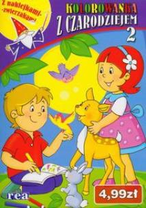 Okładka książki Kolorowanka z czarodziejem cz.2 REA