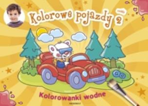 Okładka książki Kolorowanki wodne. Kolorowe pojazdy cz.2