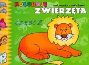 Okładka książki Koloruję zwierzęta cz.2