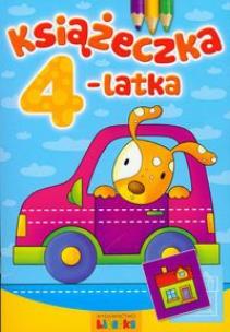Okładka książki Książeczka 4-latka LITERKA