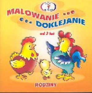 Okładka książki Malowanie, doklejanie - rodziny
