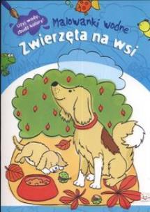 Okładka książki Malowanki wodne. Zwierzęta na wsi