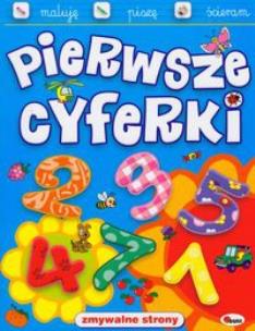 Okładka książki Maluję Piszę Ścieram - Pierwsze cyferki