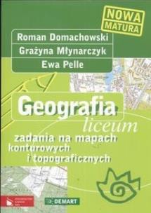 Okładka książki Mapy Kont. LO Geog. Zadania Zielone2009 DEMART/PWN