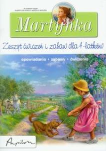 Okładka książki Martynka. Zeszyt ćwiczeń i zabaw dla  4-latków
