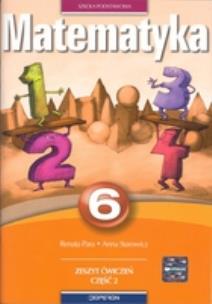 Okładka książki Matematyka 6 Zeszyt ćwiczeń Część 2