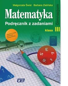 Okładka książki Matematyka GIM 3 Podr z zadaniami Świst 2009 OE