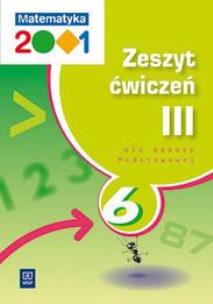 Okładka książki Matematyka SP 2001 6/3 ćw WSiP