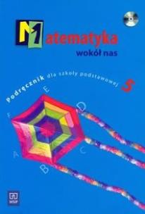 Okładka książki Matematyka SP wokół nas 5 podr CD Gratis WSIP