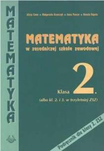 Okładka książki Matematyka w ZSZ kl 2 Cewe PODKOWA