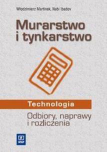 Okładka książki Murarstwo i tynkarstwo Odbiory, naprawy... WSiP