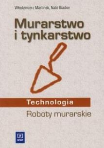 Okładka książki Murarstwo i tynkarstwo Roboty Murarskie WSiP