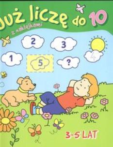 Okładka książki Naklejanki - juz liczę do 10 SIEDMIORÓG