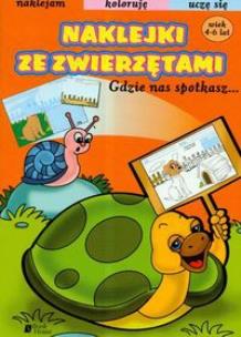 Okładka książki Naklejki ze zwierzętami Gdzie nas spotkasz